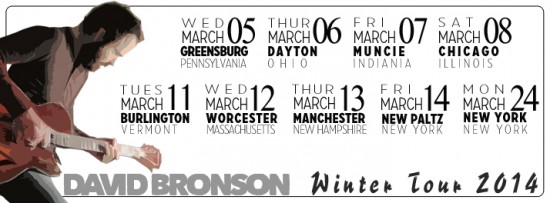 David Bronson Winter 2014 Midwest and Northeast Tour Dates Announced. 