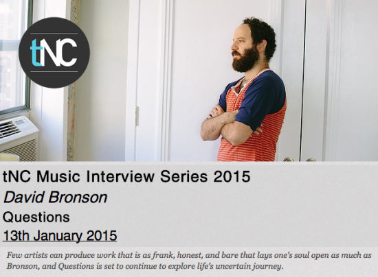 The New Current's 2015 interview with David Bronson